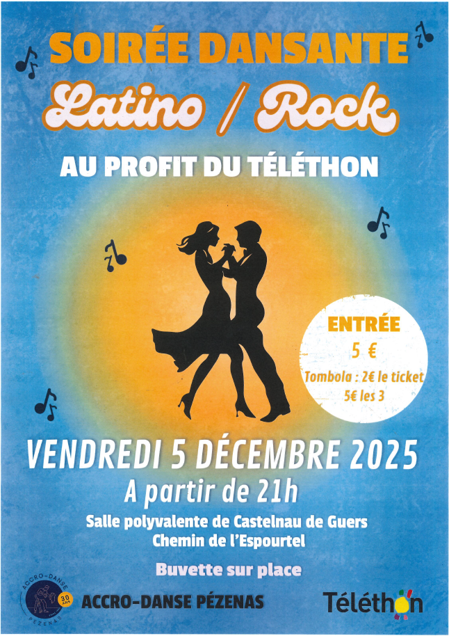 SOIRÉE DANSANTE TÉLÉTHON