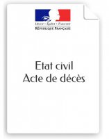 acte de décés acte de décés
