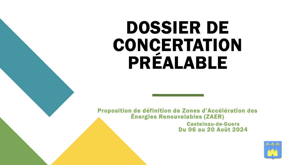 Concertation préalable ZAEnR